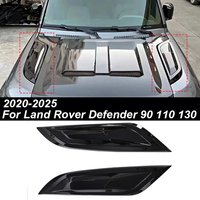 For Land Rover Defender 90 110 130 2020+ Off Road 4x4 Exterior Accessories Urban Style Premium Bonnet Air Vent Set