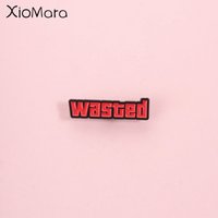 Vintage Game Death Reminder Pin, Classic Font Decoration, Game Character Theme Badge, Unisex Design, Daily Wear Accessory Gift
