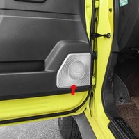 2pcs Speaker Cover Trim Kit For Jimny JB64 JB74 2023 2022 2021 2020 2019 Car Audio Speaker Door Loudspeaker Trim Sticker Cover