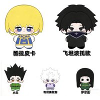 10cm Cotton Doll Pendants Anime Hunter x Hunter Feitan Kurapika Gon Irumi Killua Cute Plush Toys Cartoon Puppet Kids DIY Gifts