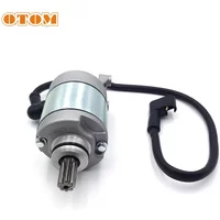 AliExpress OLOME OTOM Motocross Starter Motor 8/9 Teeth Starter Starting Engine Electric Machine For ZONGSHEN NC250 NC450 Off-road Pit Dirt Bike