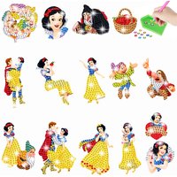 Diamond Painting DIY Cartoon Princess-style Series Handmade Material Make Random Sticker Point Drill Decoration