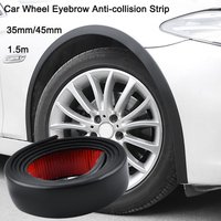 1.5m Car Fender Flares Arches Wing Expander Arch Eyebrow Mudguard Lip Body Kit Protector Cover Mud Guard Accessories