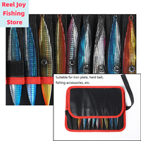 【Fishing Lure Bag 12 Slots Fishing Bag Lure Organizer Bait Storage Bag Waterproof Fishing Lure Jig Protection Bait Bag】
