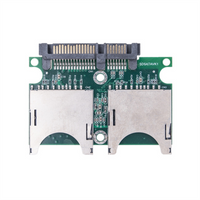 B03B-Dual SD to SATA Converter Industrial-Grade SD to SATA Adapter Card 15PIN+7PIN SD to Serial Adapter Card