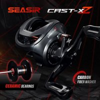 SEASIR Cast X2 Baitcasting Reel 7.3:1 Hybrid Ceramic Bearing Carbon Fiber Washer Dual Bearing System N52 Brake Fishing Reels