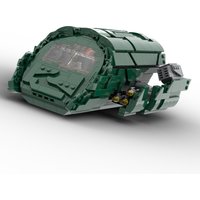 1259PCS MOC Medieval Castle Stargate Atlantis Puddle Jumper Model Creative Building Blocks Assembly Building Blocks Gift Home