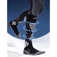 AliExpress NONE 3Pair Winter Thick Warm Non-Slip Ski Socks Professional Long Wool Compression for Cycling Hiking Running Outdoor Activities