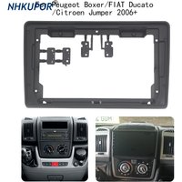 Car Radio Fascia For Peugeot Boxer/FIAT Ducato/Citroen Jumper Audio Stereo Dash Panel Mounting Frame Kit Center Console Holder