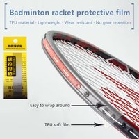 【Peace】Anti Abrasion Invisible Badminton Racket Head Edge Protector Tape Self Adhesive Anti Paint Off For Badminton Racket