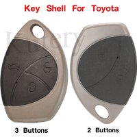 jingyuqin 2/3 Buttons Smart Remote Car Key Shell Fob Cover Replacemen Case For Toyota Malaysia Truguard VG Alarm Cobra