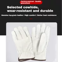 Cowhide Leather Work Gloves,Welding&Construction Gloves,용접장갑,Heat Resistant Heavy Duty Safety Work Gloves,가죽장갑