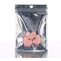 Translucent Star Laser Zip Lock Hanging Bag Eye-Shadow Nail Beauty Cosmetic Jewelry Bracelets Panties Gifts Packaging Pouches