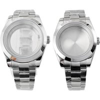Boîtier de montre en verre saphir en acier inoxydable, pièce accessoire de mouvement, NH35, NH36, ETA2824, PT5000, ST2130, 36mm, 39mm