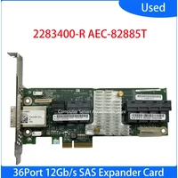 Original AEC-82885T 2283400-R 36Port 12Gb/s SAS Expander Expansion Card HBA Card Expander Card 82885T Control Card Board