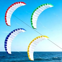 140cm dual line stunt power kites outdoor fun inflatable kites factory sport parachute kite surf beach kite board weather vane