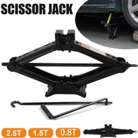 Multi Capacity Car Jack 08T 1T 2T Portable Scissor Jack Hand Cranked Labor Saving For Vehicle Lifting Tire Repair Car SUV Van