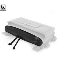 KRYDEX Tactical Zipper Insert Cover Pocket Pouch Double Zipper For MK3 MK4 Chest Rig Airsoft Paintball Hunting Vest Accessories