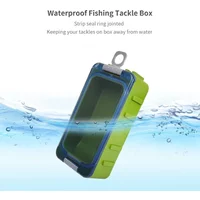 Mini Glow-in-the-dark Fishing Toolbox Hard Plastic Bait Container with Splice Storage for Carp Accessories