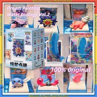 In Stock Original Pokemon Dream Painting Collection Figure 151 Set vol.2 Aquatic Ecosystem Simple Chinese Blind Box Model Toys