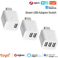 Zigbee USB Adaptor Tuya Smart WiFi Switch 5V Micro Power Plug For Tuya Smart Life Google Home Alexa App Timing Control Module