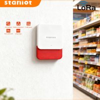 Staniot LoRa Version Wireless Strobe Loud Siren Alarm Anti-Tamper 500m Transmission Distance Alarm Siren 115dB Home Alarm System