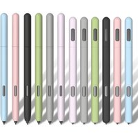 Silicone Pencil Case Tablet Touch Stylus Pen Cover Solid Color for Samsung Galaxy Tab S6 Lite S Pen S7 FE S8 Ultra S9 Plus