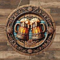 8in Flat Wooden Disc Bar Restaurant Cafe Wall Front Desk Decorated With Customer Photo Background Internet Blogger Photo Props