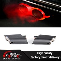 Rocket Car LED Exhaust Tip For Benz G-Class G500 G63 G-Class dedicated luminous dry carbon tailpipe ROCKET exhaust tailpipe