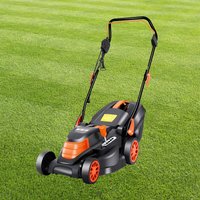 Hand-Push Electric Lawn Mower Small Household Lawn Mower Multifunctional Grass Trimmer Gardening Tool