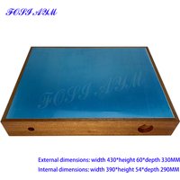 430*60*330MM FOSI AYM Red Walnut Frame Amplifier Case Preamplifier Case Vacuum Tube Amplifier Chassis Shell DIY Box