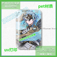 Anime II Dottore The Doctor Square Metal Badge Genshin Impact Brooch Pin Collection Cosplay Backpack Badge Halloween Gift
