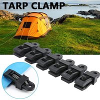10Pcs Versatile Tarp Clamp Awning Tent Canopy Clip Snap Canvas Anchor Gripper Tighten Tools for Woodworking Camping