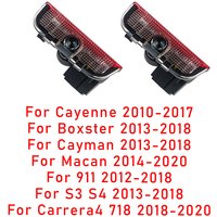 2Pcs Car LED Welcome Projector Light Door Lamp Accessory For Porsche 911 Macan Cayenne 955 957 958 Panamera Boxster Tayan Cayman