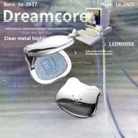 LEEMEMBER DreamCore Series Multi-purpose Cream Eyeshadow Highlighter Glitter Brightening Powder contour palette