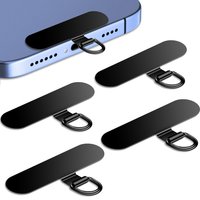 4/1PCS Universal Metal Cell Phone Tether Tab Ultra-thin Stainless Steel Replacement Phone Lanyard Straps Card Hanging Cord Tab
