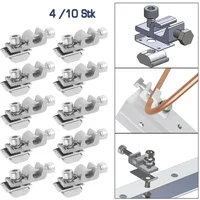 Solar Panel Mounted Grounding Clip Solar PV Mounting System Ground Lug Standard Grounding Clip Buckle Terminal Bracket