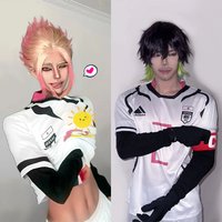 ♥2026 New Halloween Costume Cosplay Anime Oliver Shidou Ryuusei Blue s Lock Football Jersey Suits Aiku Wig Carnival Cos Unis ★★★