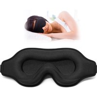 Sleep Eye Mask for Men Women, Lash Extensions 3D Sleeping Mask, Travel Blackout Night Blindfold Eye Shade Cover with Adjustable
