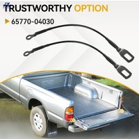 2Pcs Rear Tailgate Cables Lift Gate Support Straps For Toyota Tacoma 1995-2003 65770-04030 65770-0C020 Car Replacement