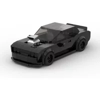 InhawBrick Speed Racing Sport Vehicle Racer Dodge Challenger Car Building Block Adults Brick Sets Model Toys for Children