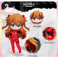 Original Blokees Serendipity Q Evangelion DaaLaMode Series Figures Blind Box Anime Peripheral Collection Ornament Kids Gifts