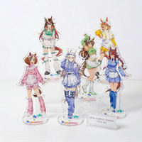 Anime Uma Musume Pretty Derby Acrylic Stand Gold Ship Oguri Cap Mejiro McQueen figure keyring Plate Cosplay Prop Decor Gifts