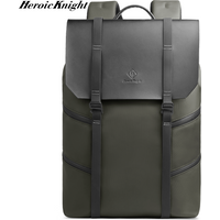 Heroic Knight 15.6" Casual Laptop Backpack Men Waterproof Large Capacity Travel Backpack Fashion Male Business Commuter Bag Pack