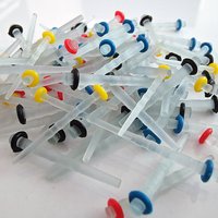 50Pcs Dental Fiber Posts Straight Screw Quartz Glass Fiber Resin Post Root Canal Pile Restorative Orthodontic Filling