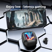 2026 New Ne200 Country 134 Translate Full Color Touch Screen TWS Earbuds - ANC Noise Cancelling Wireless Headphones