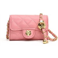 Fahsion Mini Shoulder Bag Chain Strap Korean Version Crossbody Bag Solid Color PU Leather Women's Bag Women