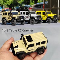 LDARC X43 1:43 Crawler Remote Control Climbing Car Simulation Full Time 4WD Off-road Vehicle RTR For Kids and Adults Toys Gift