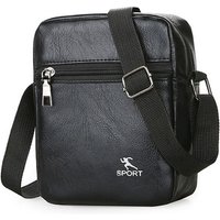 PU Leather Crossbody Messenger Bag For Men Office Worker Sling Shoulder Bags Travel Black Brown Khaki Handbags Small Totes