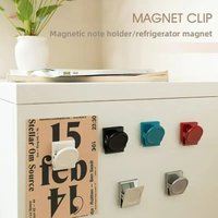 Magnetic Office & Fridge Clips - Multicolor, Multi-Use Document Organizers for Home and Kitchen Desk Assessories